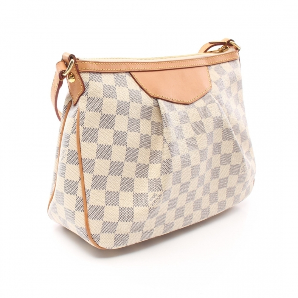 Louis Vuitton Siracusa PM Damier Azur Shoulder Bag